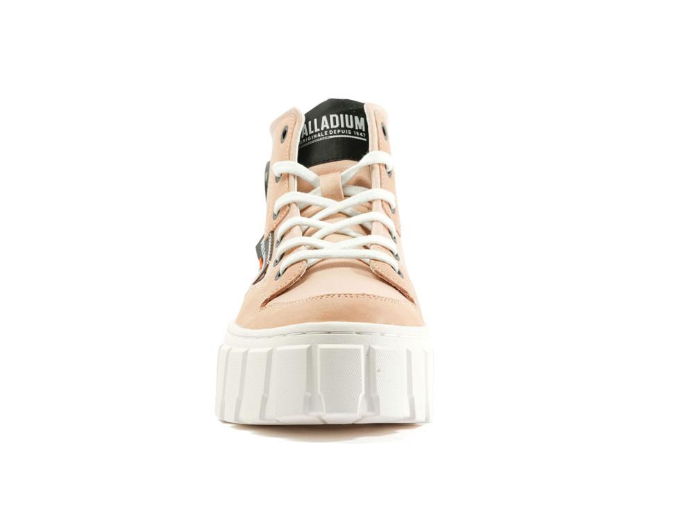 Nude Dust Pink Women Palladium PALLATOWER HI High Top Boots  USA |  TCK-613540