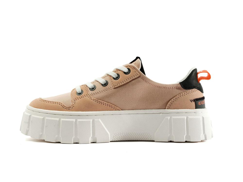 Nude Dust Pink Women Palladium PALLATOWER LO Low Tops Sneakers  USA |  OKW-290465