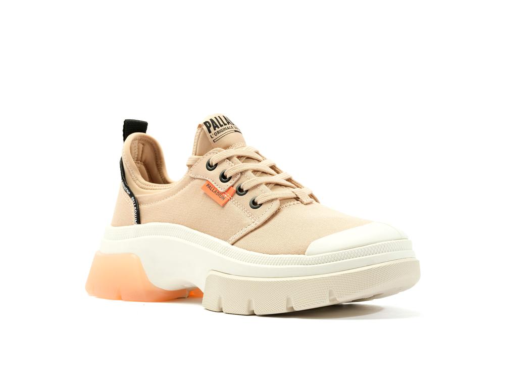 Nude Dust Pink Women Palladium PALLAWAVE LO METRO Low Tops Sneakers  USA |  TLD-453290