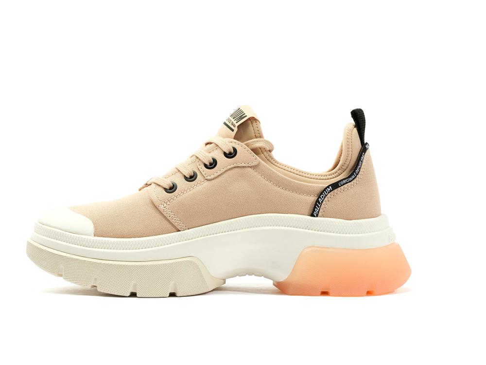 Nude Dust Pink Women Palladium PALLAWAVE LO METRO Low Tops Sneakers  USA |  TLD-453290