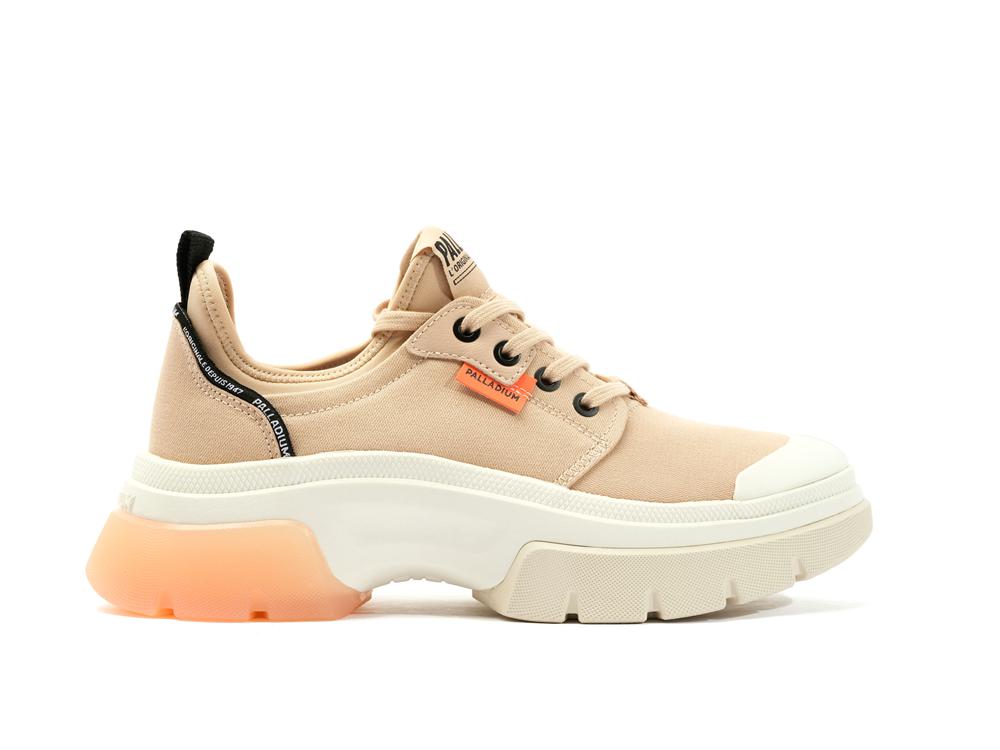 Nude Dust Pink Women Palladium PALLAWAVE LO METRO Low Tops Sneakers  USA |  TLD-453290