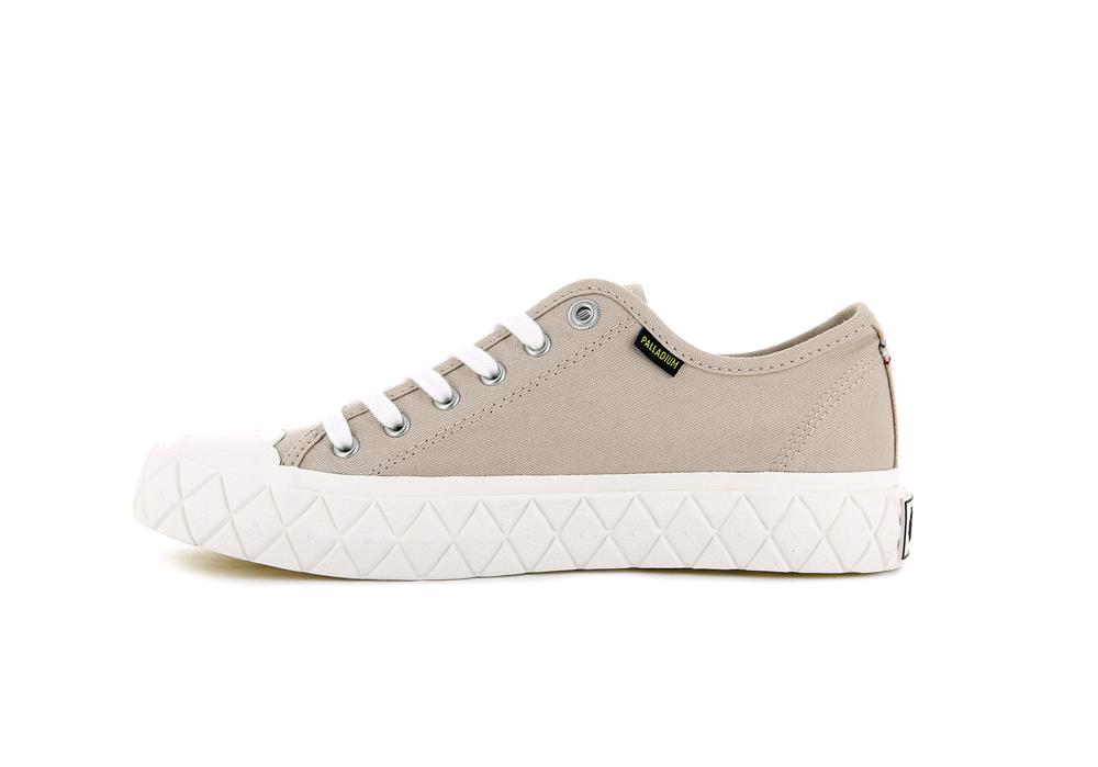 Nude Light Grey Men Palladium PALLA ACE CANVAS Low Top Sneakers  USA |  INU-960528