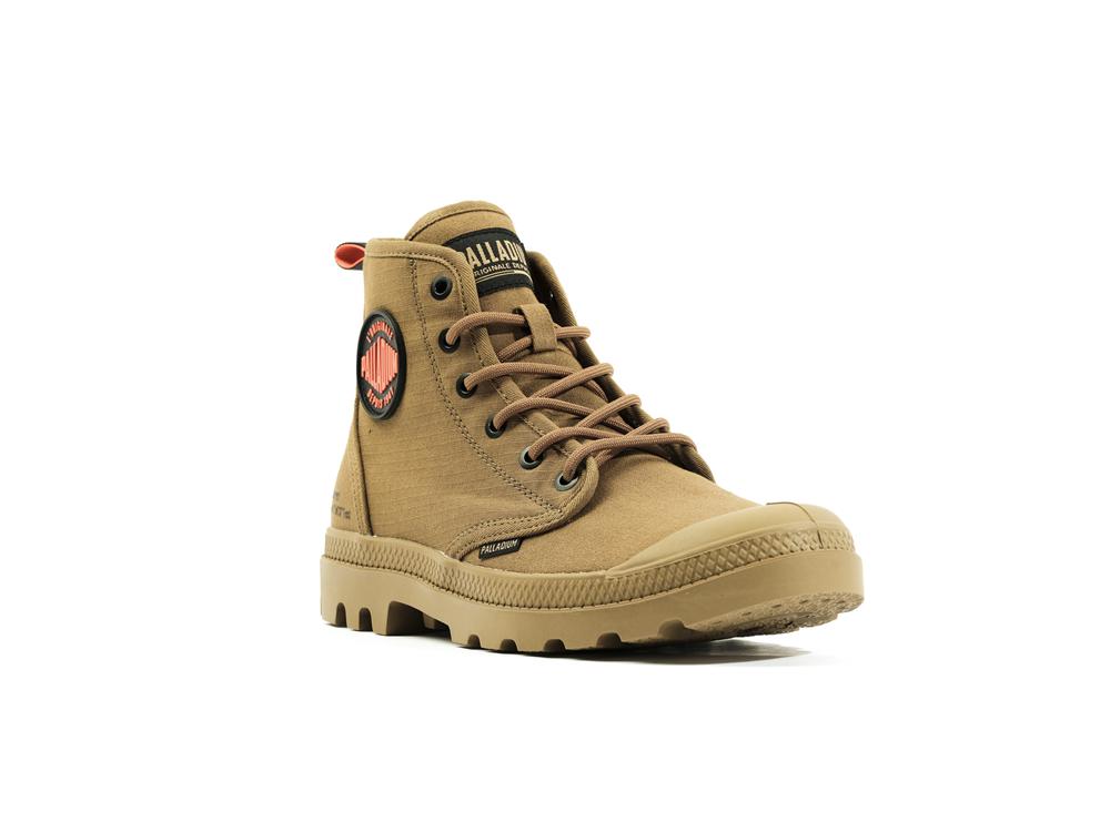 Olive Kids' Palladium PAMPA HI SUPPLY RS High Top Boots  USA |  VWZ-348579