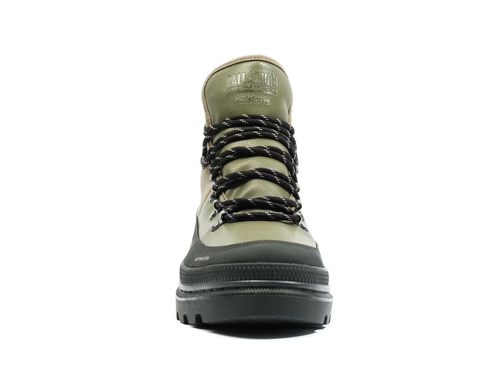 Olive Night Kids' Palladium PALLATROOPER HIKER WP+ X FINISTERRE High Top Boots  USA |  UPX-142697