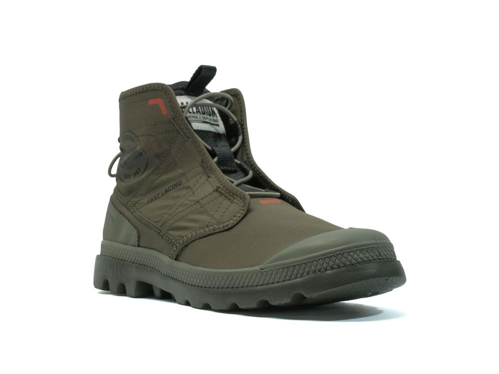 Olive Night Kids' Palladium PAMPA TRAVEL LITE RS High Top Boots  USA |  FGU-368142