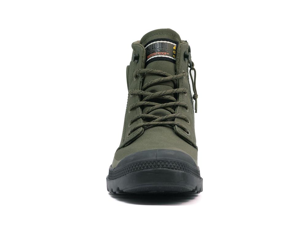 Olive Night Men Palladium PAMPA RCYL LT+WP+ZIP High Top Boots  USA |  EVZ-059824