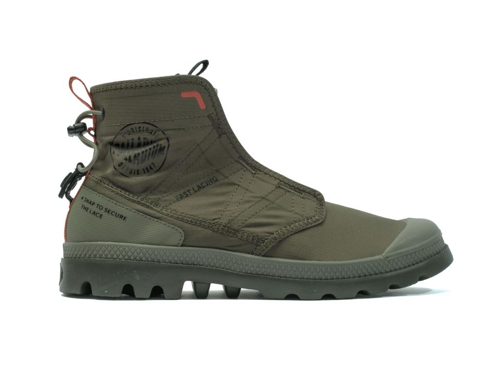 Olive Night Men Palladium PAMPA TRAVEL LITE RS High Tops Shoes  USA |  FHI-671305