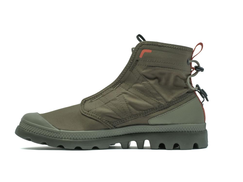 Olive Night Men Palladium PAMPA TRAVEL LITE RS High Top Boots  USA |  YWC-341265