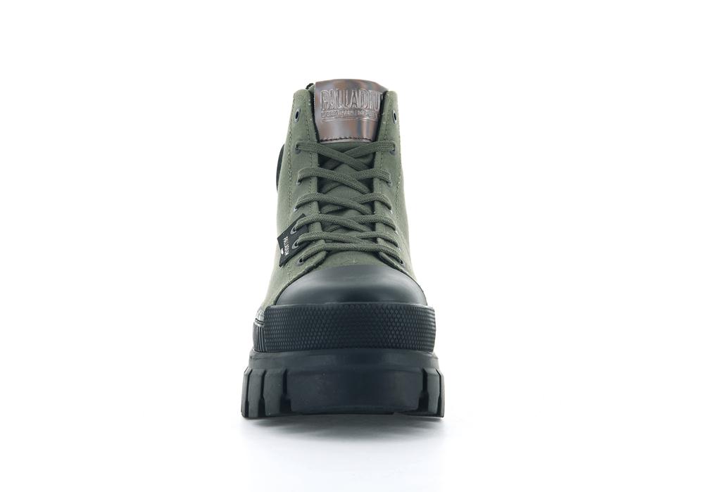 Olive Night Women Palladium REVOLT HI TX High Top Boots  USA |  RLW-947130