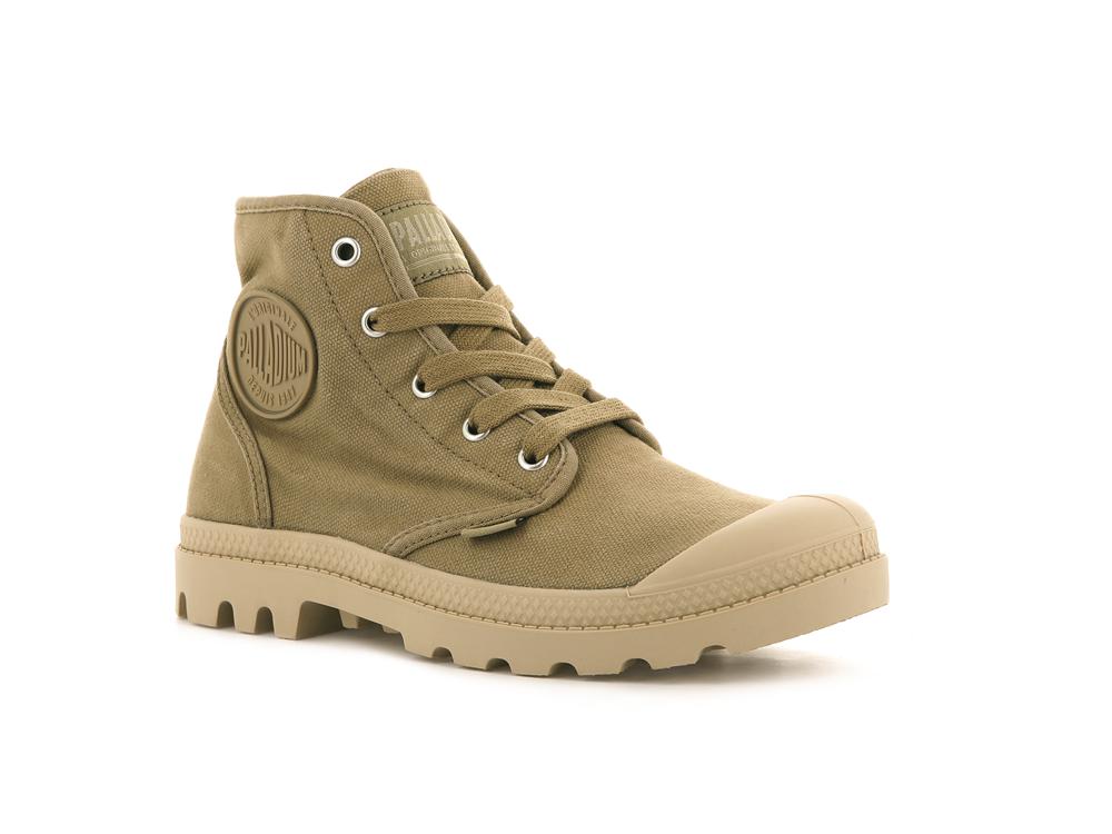 Olive Women Palladium PAMPA HI High Top Boots  USA |  TAS-863497