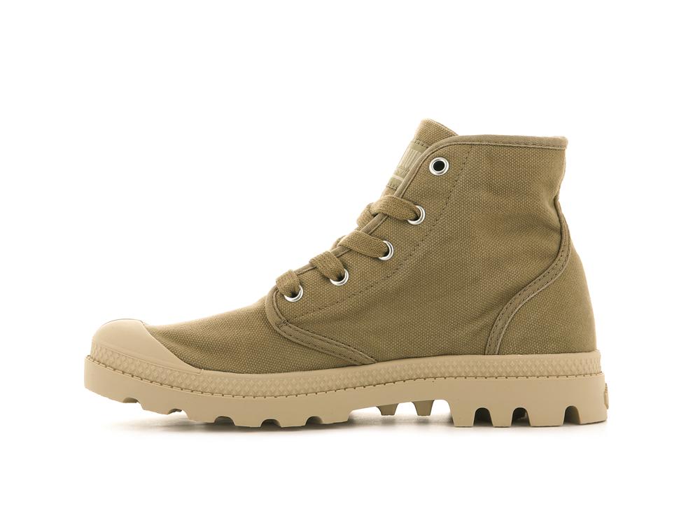 Olive Women Palladium PAMPA HI High Top Boots  USA |  TAS-863497