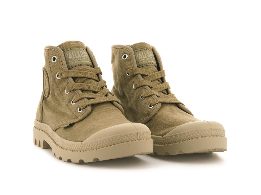 Olive Women Palladium PAMPA HI High Top Boots  USA |  TAS-863497