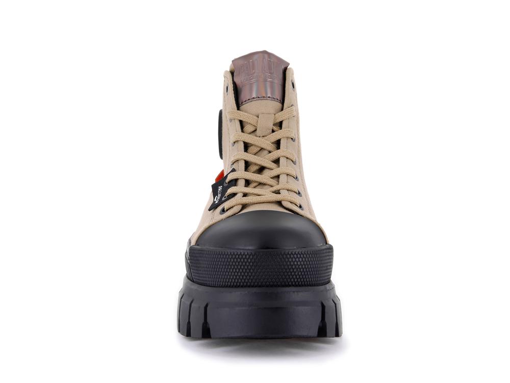 Olive Women Palladium REVOLT HI TX High Top Boots  USA |  BZA-067432