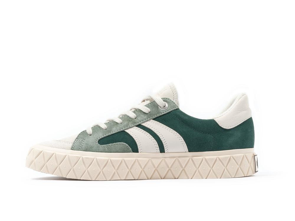 Pine Needle Green Women Palladium PALLA ACE LO SUEDE Low Tops Shoes  USA |  GOH-186270