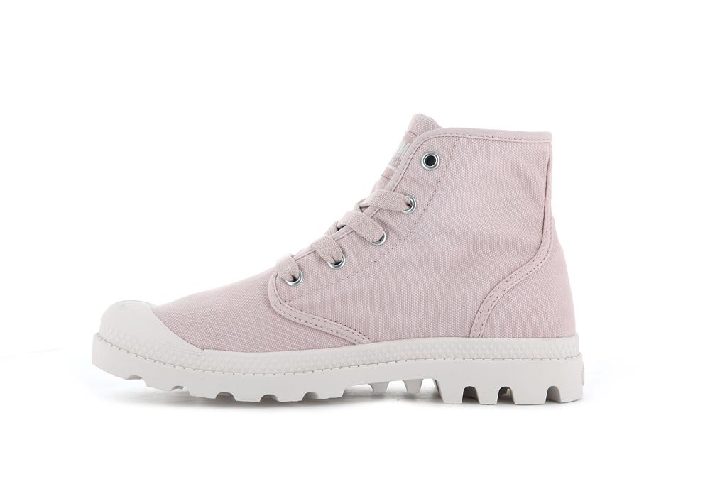 Rose Smoke Women Palladium PAMPA HI High Top Boots  USA |  AUB-153068