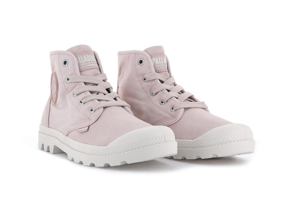 Rose Smoke Women Palladium PAMPA HI High Top Boots  USA |  AUB-153068