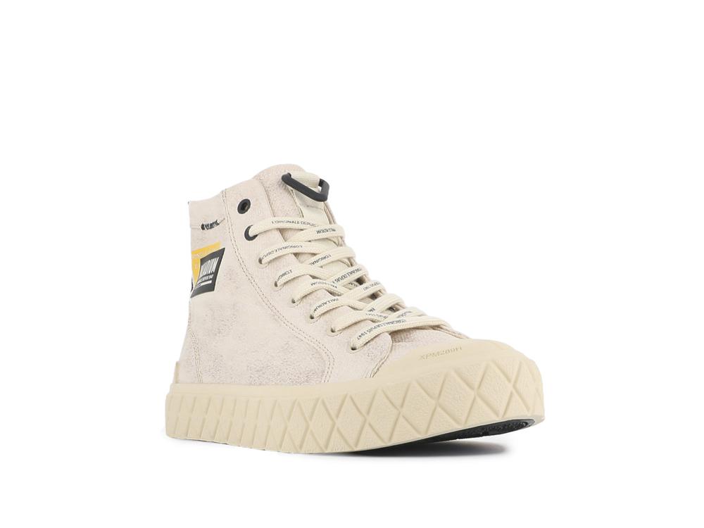 Sahara Beige Men Palladium PALLA ACE SURPLUS High Tops Shoes  USA |  BXD-578914