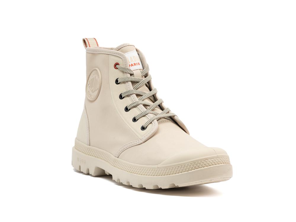 Sahara Beige Men Palladium PAMPA LITE+ HI PARIS High Tops Shoes  USA |  QEJ-573028