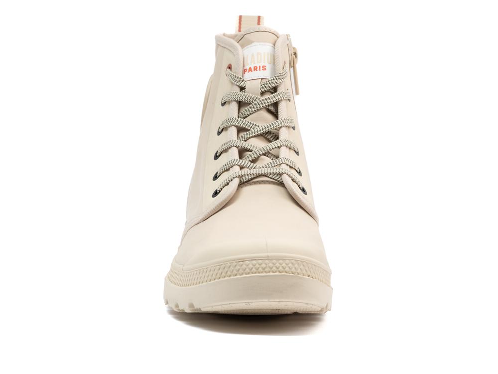 Sahara Beige Women Palladium PAMPA LITE+ HI PARIS High Tops Shoes  USA |  COA-316258