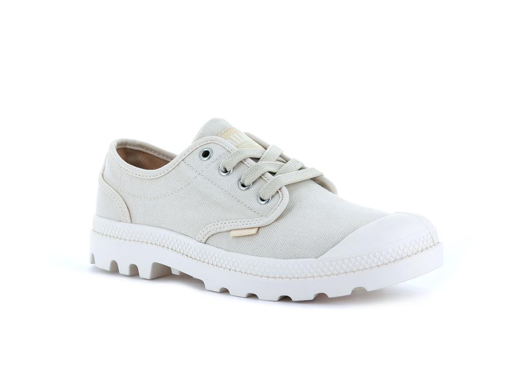 Sahara Beige Women Palladium PAMPA OXFORD Low Tops Shoes  USA |  IHC-391065