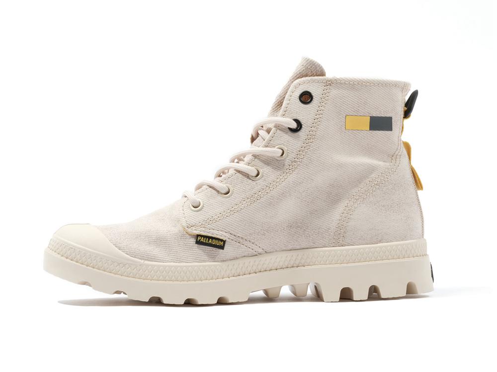 Sahara Beige Women Palladium PAMPA SURPLUS High Tops Shoes  USA |  MAG-025963