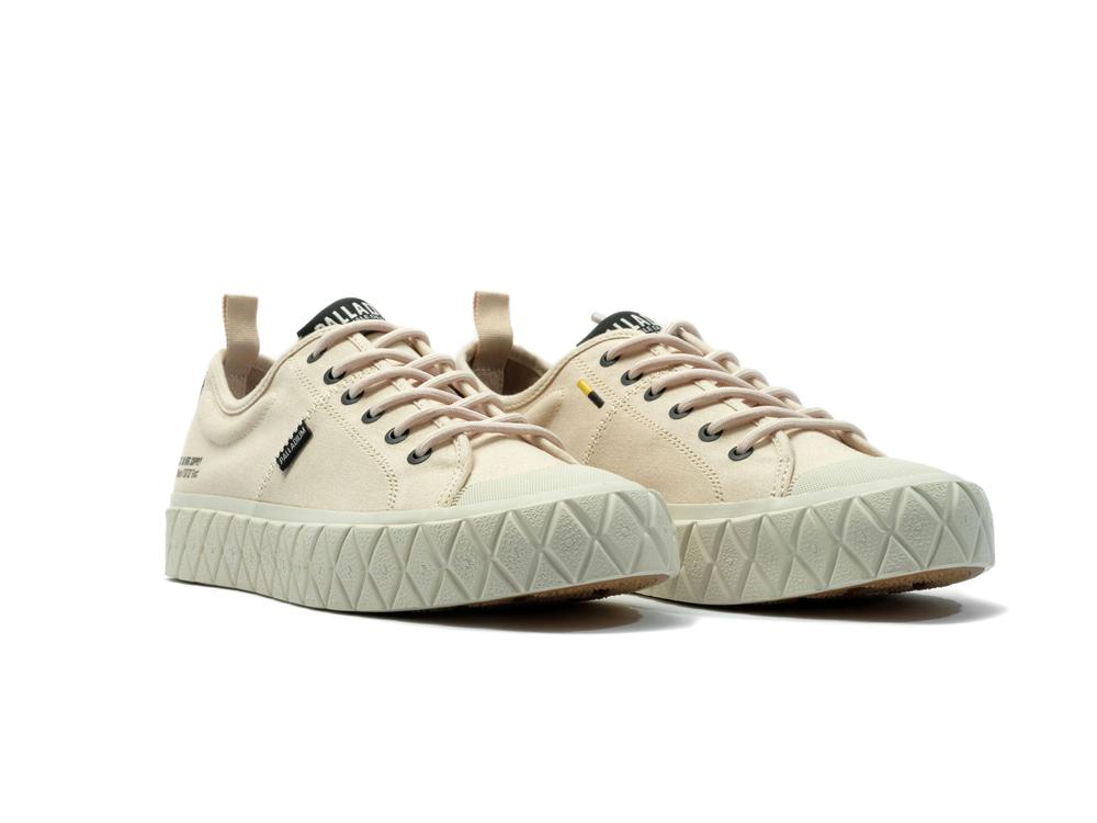 Sand Beige Men Palladium PALLA ACE LO SUPPLY Low Top Sneakers  USA |  GZB-163802