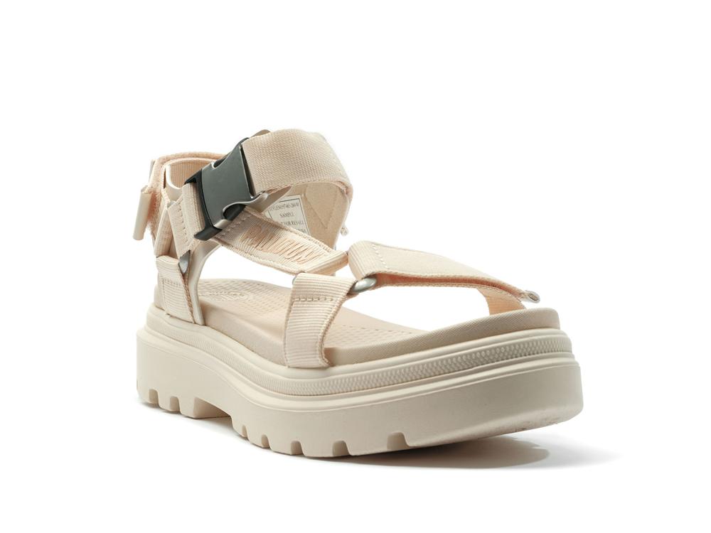 Sand Beige Women Palladium PALLACRUISE STRAP Sandals  USA |  END-039274