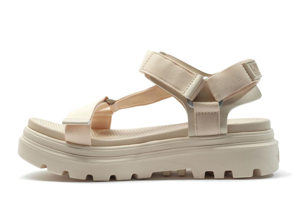 Sand Beige Women Palladium PALLACRUISE STRAP Sandals  USA |  END-039274