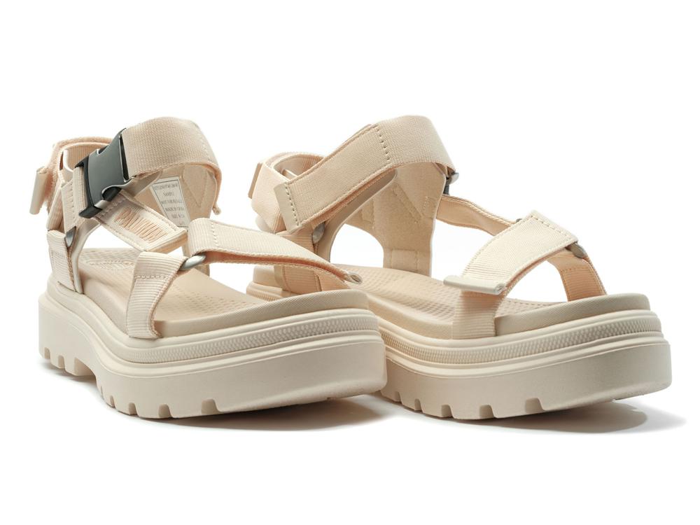 Sand Beige Women Palladium PALLACRUISE STRAP Sandals  USA |  END-039274