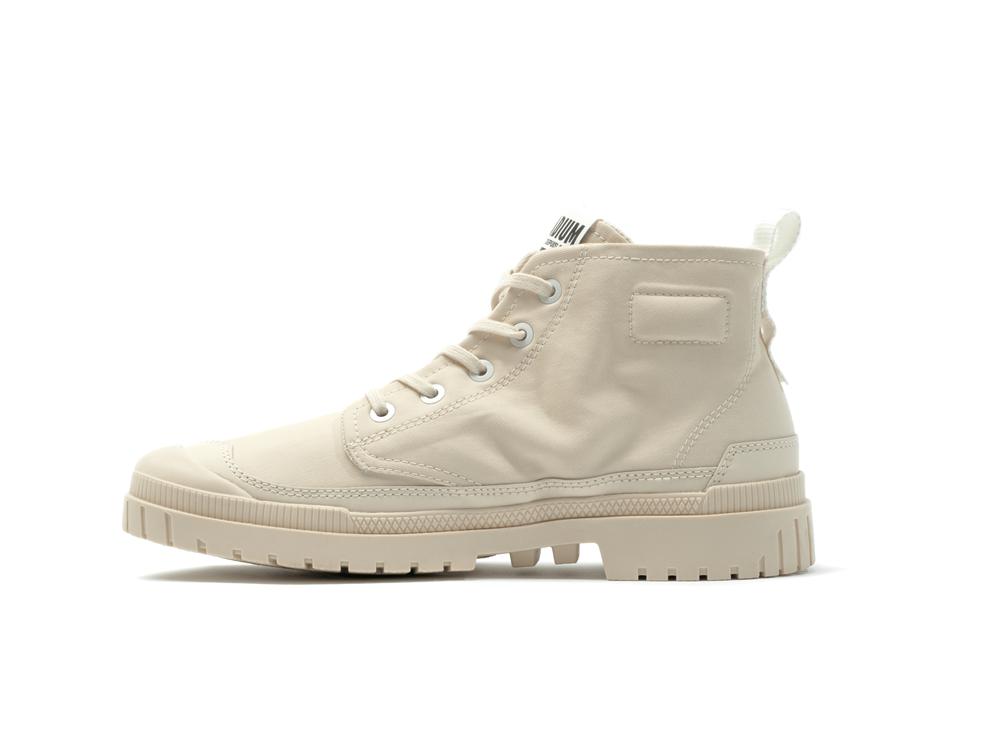 Sand Beige Women Palladium SP20 HI TECH High Tops Shoes  USA |  OYL-037924