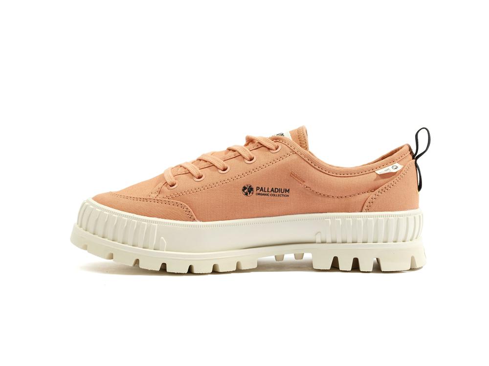 Sandstone Orange Women Palladium PALLASHOCK LO ORGANIC 2 Low Tops Sneakers  USA |  YHS-067913