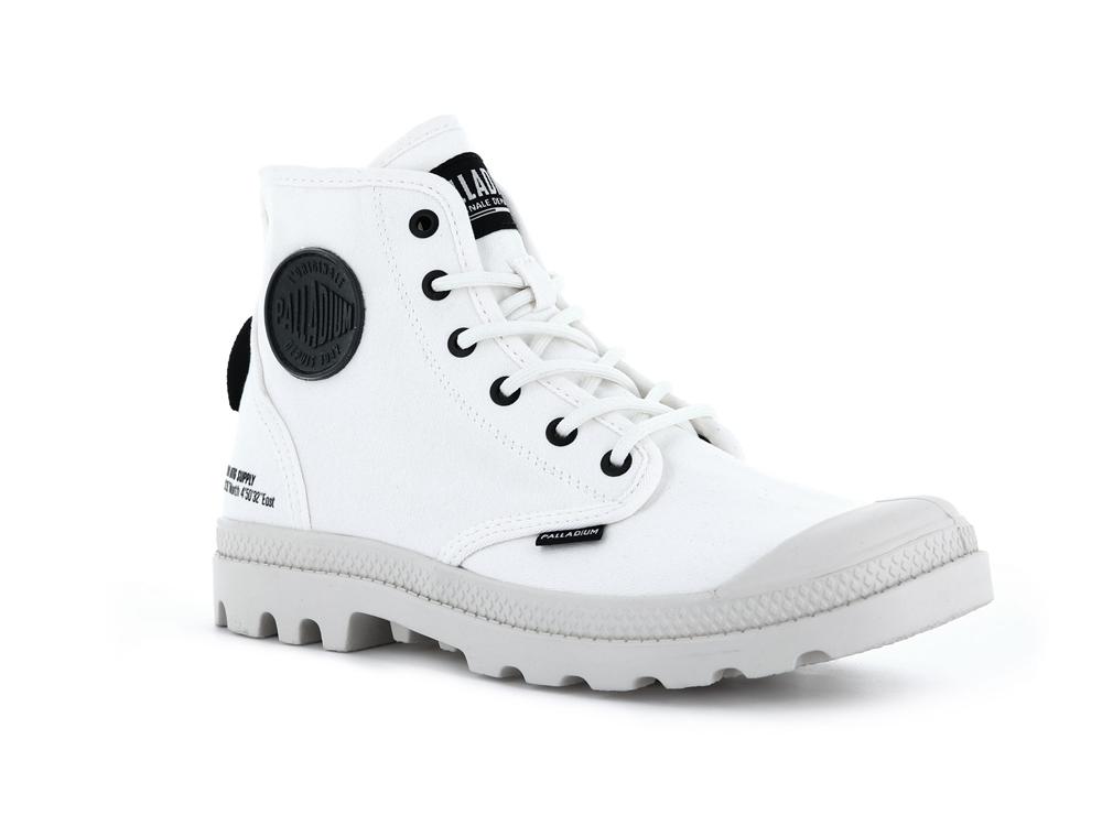 Star White Kids' Palladium PAMPA HI HTG SUPPLY High Top Boots  USA |  OFA-481576