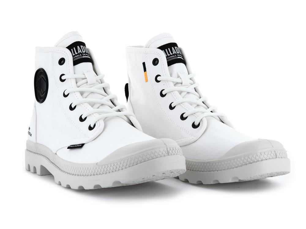 Star White Kids' Palladium PAMPA HI HTG SUPPLY High Top Boots  USA |  OFA-481576