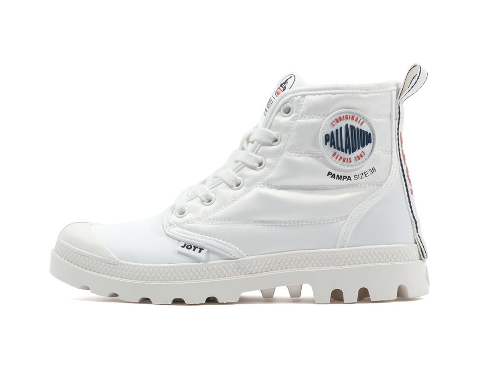 Star White Men Palladium PAMPA HI DARE RHONA High Tops Shoes  USA |  SUP-896740