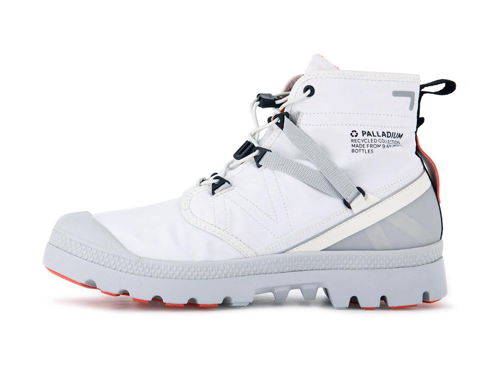 Star White Men Palladium PAMPA TRAVEL LITE+ WATERPROOF High Top Boots  USA |  ZIV-428317