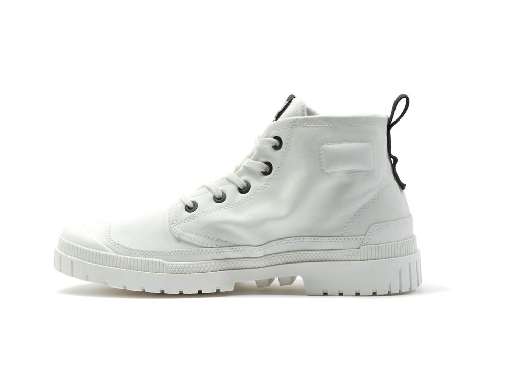 Star White Men Palladium SP20 HI TECH High Tops Shoes  USA |  EYJ-543798