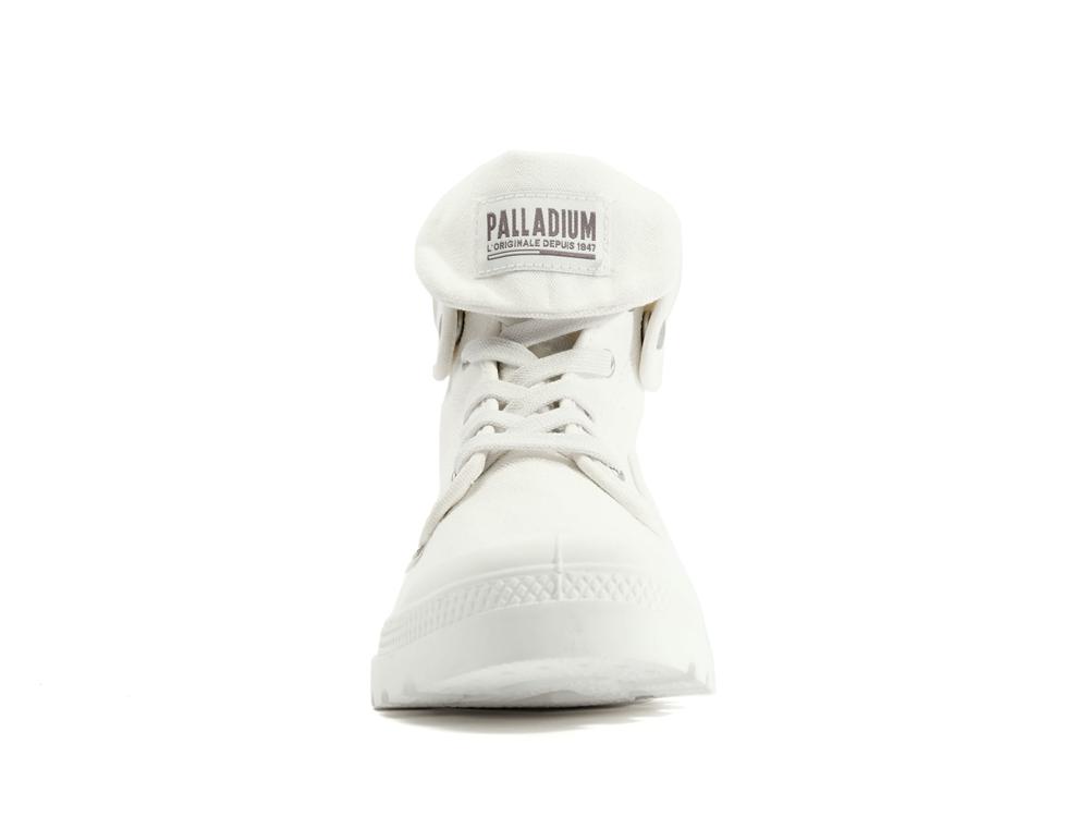 Star White Women Palladium BAGGY High Top Boots  USA |  PVU-985461