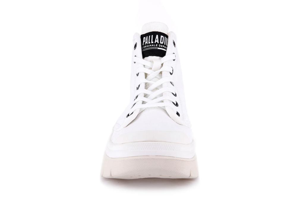 Star White Women Palladium PALLAWAVE High Top Boots  USA |  EYW-586730