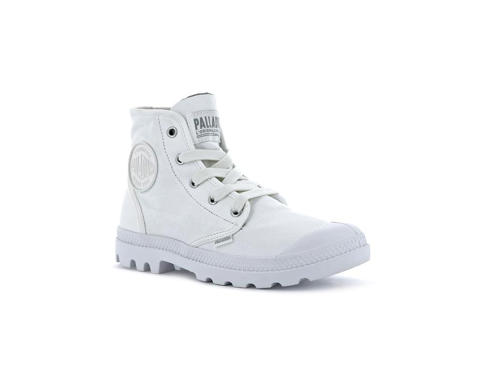 Star White Women Palladium PAMPA HI High Top Boots  USA |  RBM-489251