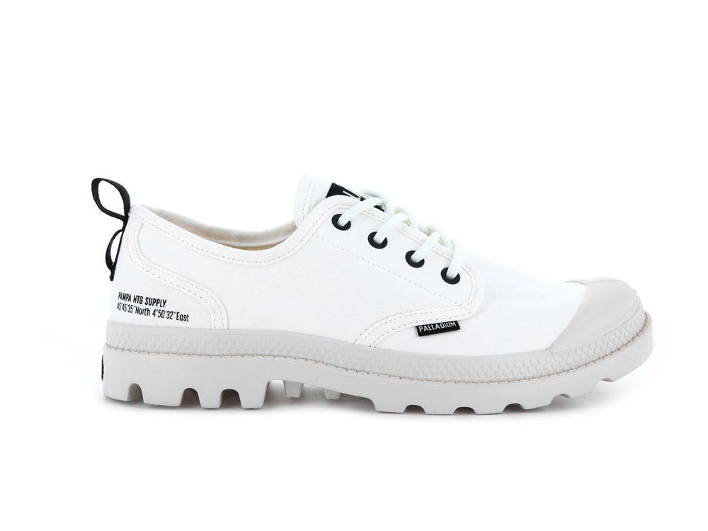 Star White Women Palladium PAMPA OX HTG SUPPLY Low Tops Shoes  USA |  AWP-601978