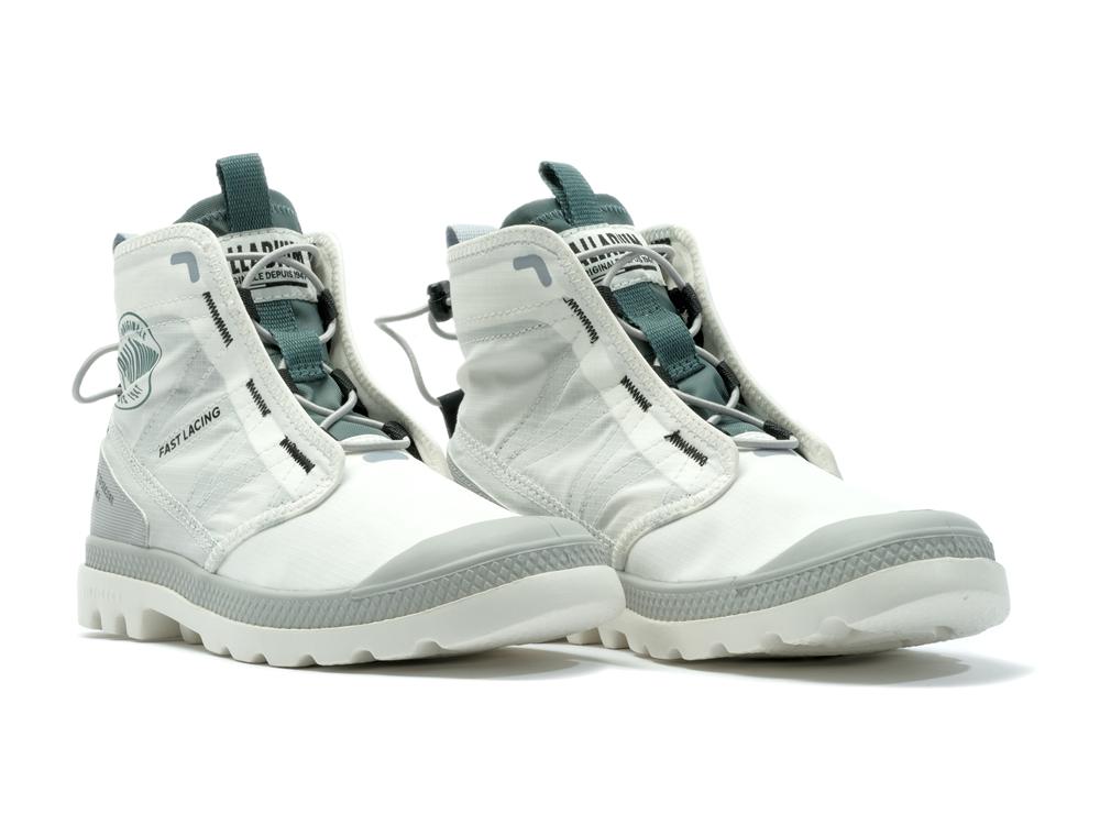 Star White Women Palladium PAMPA TRAVEL LITE RS High Top Boots  USA |  FYA-076815