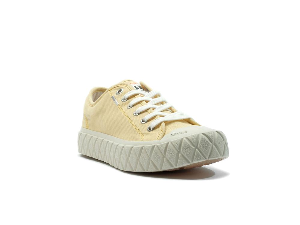 Sunshine Yellow Men Palladium PALLA ACE CANVAS Low Top Sneakers  USA |  CQD-643597