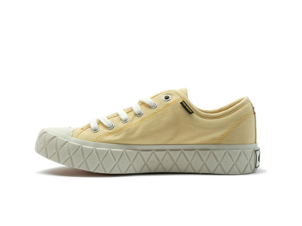 Sunshine Yellow Men Palladium PALLA ACE CANVAS Low Top Sneakers  USA |  CQD-643597