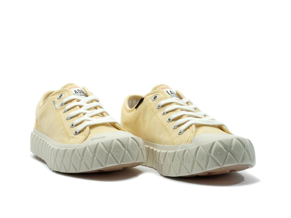 Sunshine Yellow Women Palladium PALLA ACE CANVAS Low Tops Shoes  USA |  RVI-218937