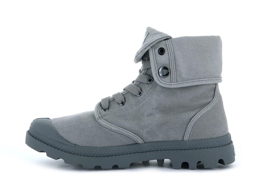 Titanium / High Rise Grey Men Palladium BAGGY High Top Boots  USA |  OFT-130925