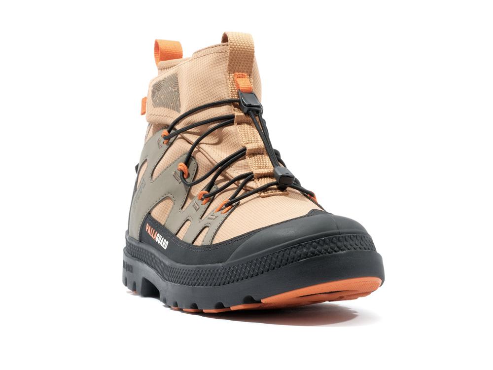 Woodlin Brown Kids' Palladium PAMPA LITE+ XPLOR WP+ High Top Boots  USA |  QJI-295713