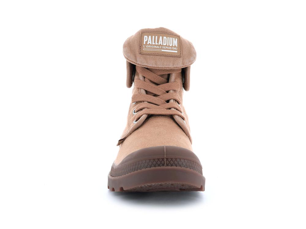 Woodlin Brown Men Palladium BAGGY High Top Boots  USA |  AVG-601439