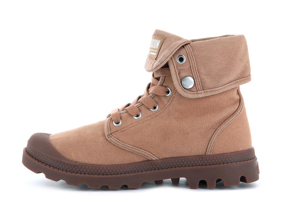 Woodlin Brown Men Palladium BAGGY High Top Boots  USA |  AVG-601439