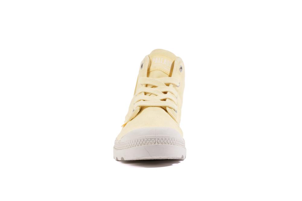 Yellow Light Women Palladium PAMPA HI High Tops Shoes  USA |  QZV-458209